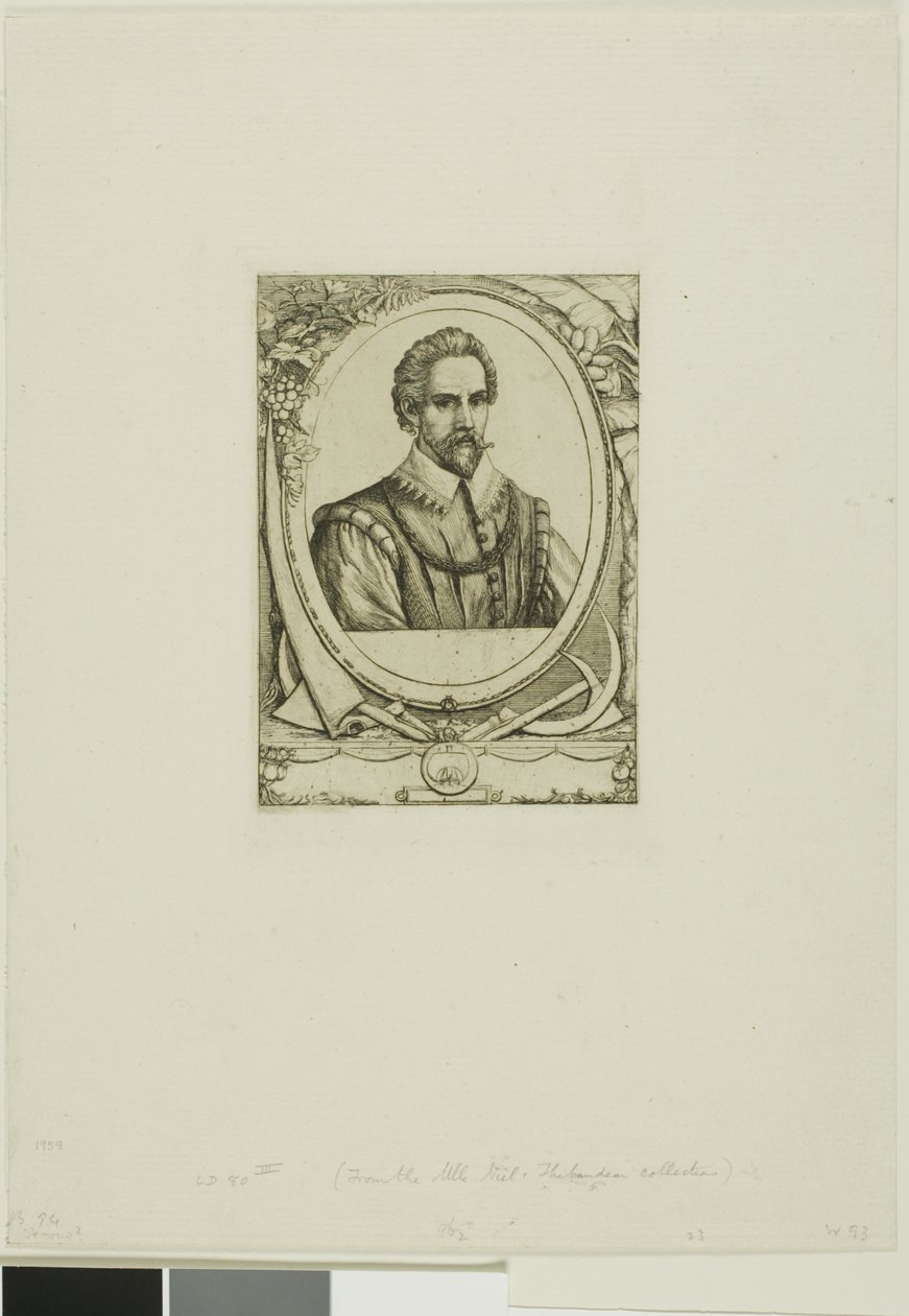 Portrait de René de Laudonnière Sablais (de Burdigale) - Charles Meryon