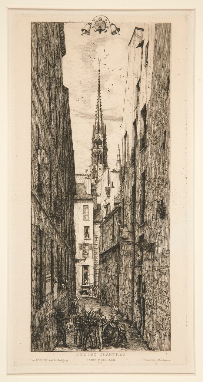 Rue des Chantres - Charles Meryon