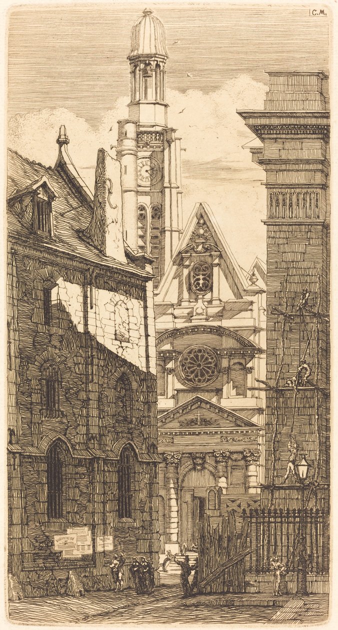 Saint-Étienne-du-Mont, Paris - Charles Meryon