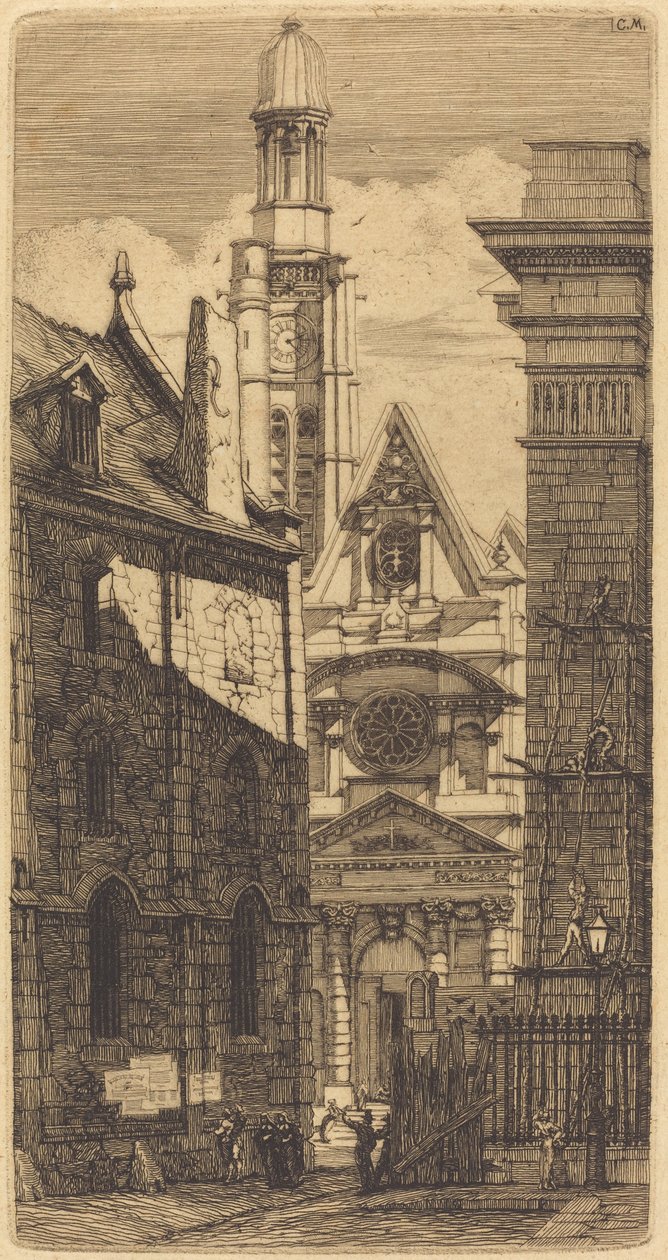 Saint-Étienne-du-Mont, Paris - Charles Meryon