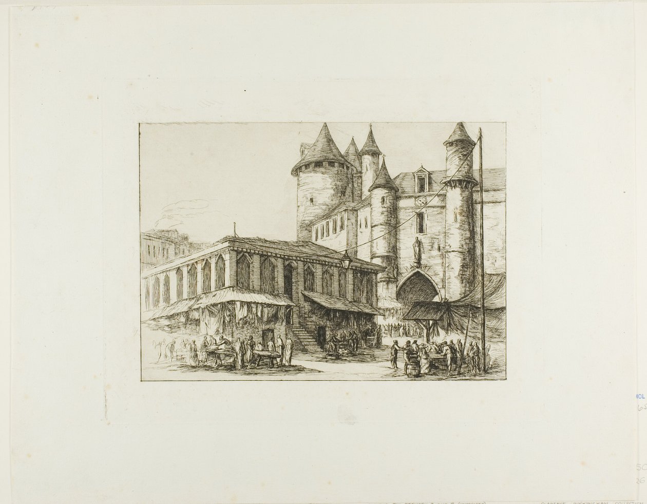 Le Grand Châtelet, Paris, vers 1780, d