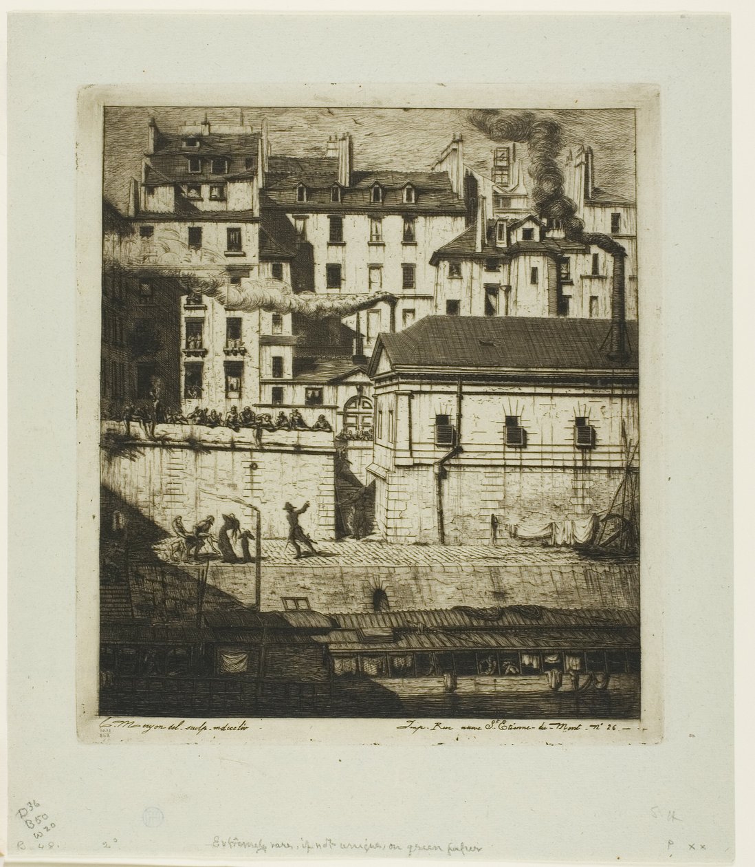 La morgue, Paris - Charles Meryon