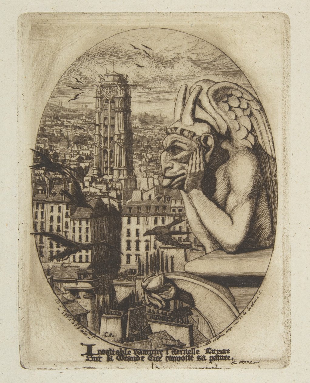 Le Vampire - Charles Meryon