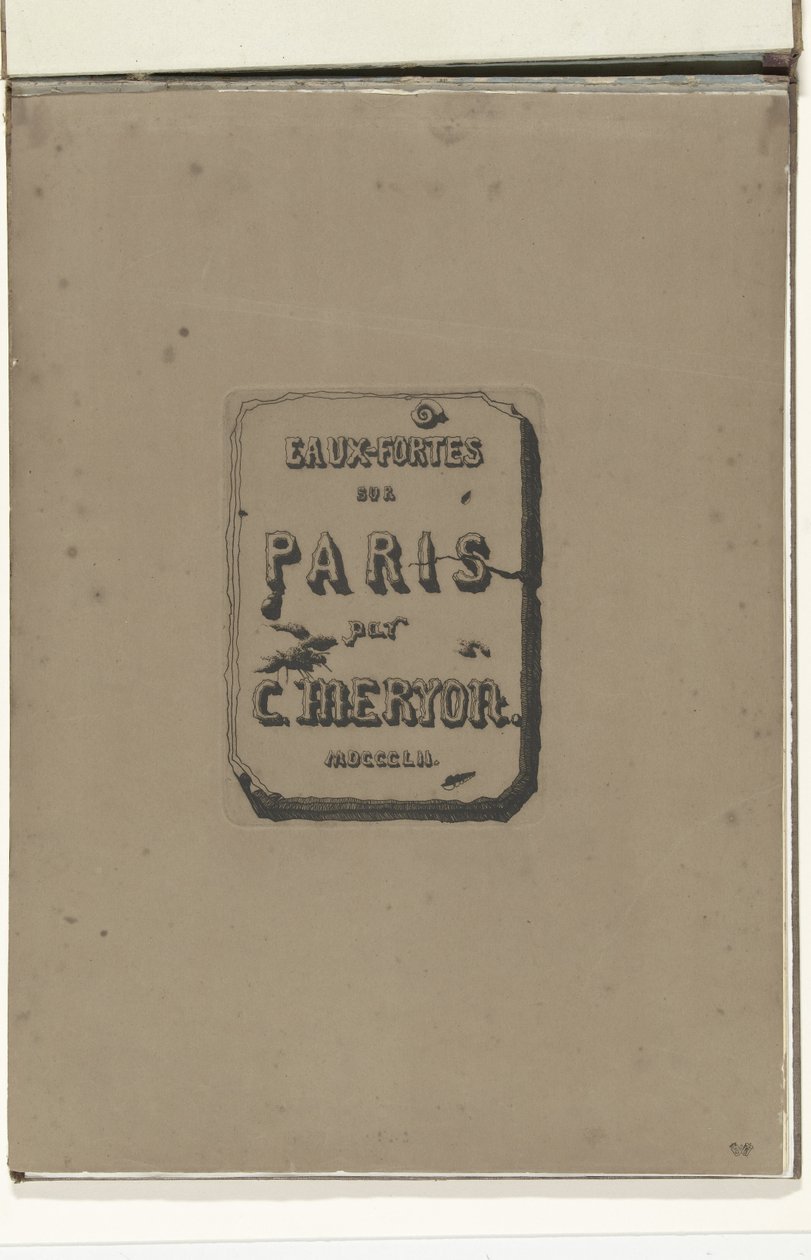 Page de titre dans l