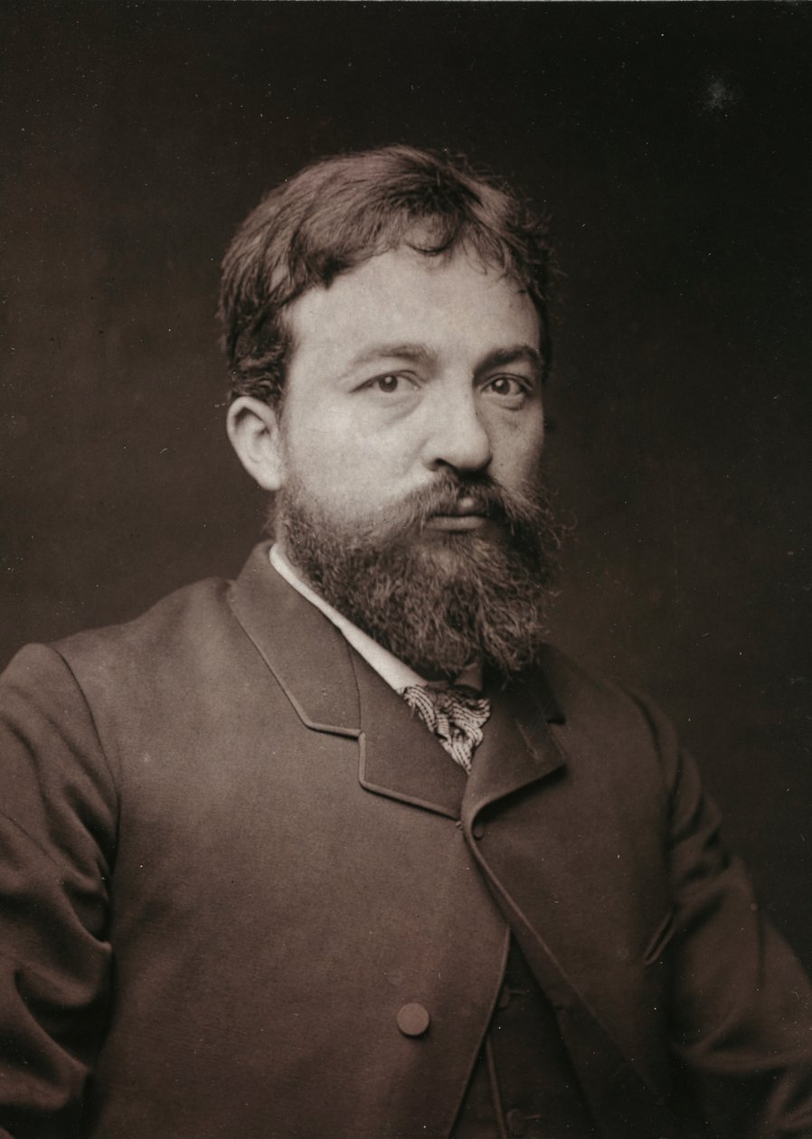 Album Artistique et Biographique, 5ème année, Salon 1885; portrait de Pierre Fritel (1853-1942), peintre, sculpteur et graveur français - Charles Michelez