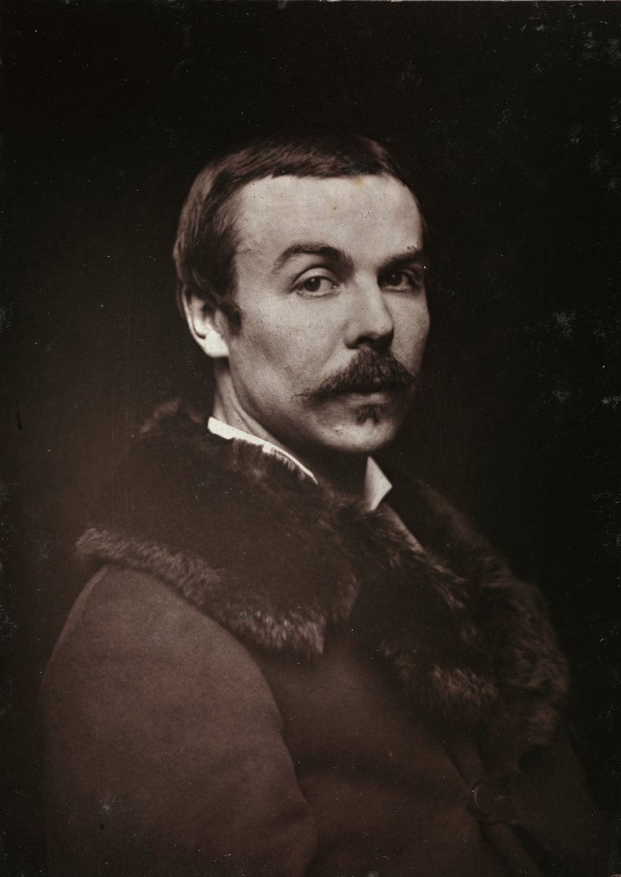 Album Artistique et Biographique, 5ème année, Salon 1885; portrait du peintre français Albert Bettannier (1851-1932) - Charles Michelez