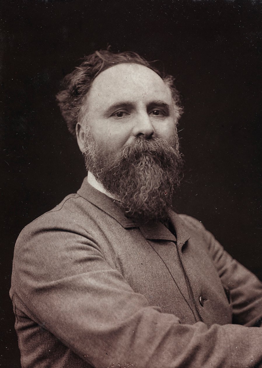 Album Artistique et Biographique, 5me année, Salon 1885; portrait du peintre français Diogène Ulysse Napoléon Maillart (1840-1926) - Charles Michelez