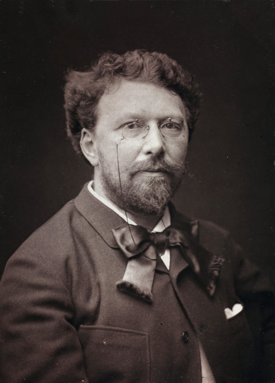 Album Artistique et Biographique, 5me année, Salon 1885; portrait du peintre français Alfred-Pierre Joseph Agache (1843-1915) - Charles Michelez