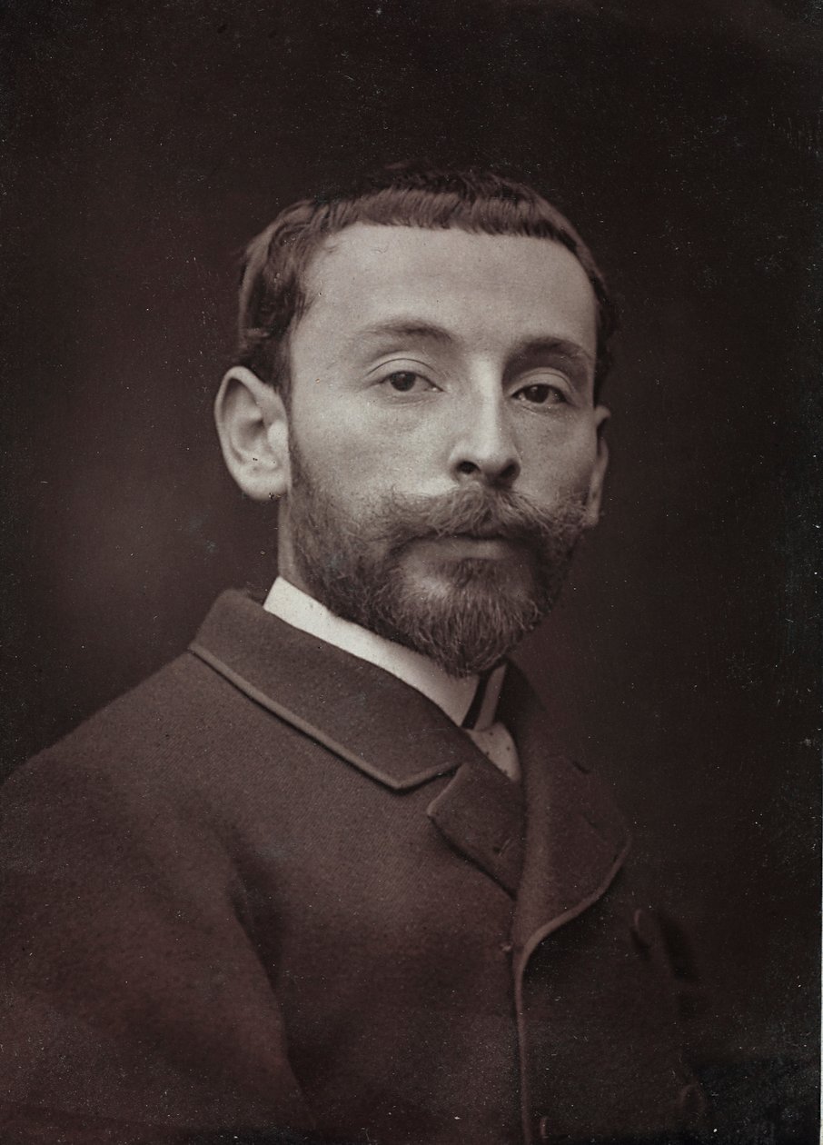 Album Artistique et Biographique, 6ème année, Salon 1885; portrait du peintre français Alexandre Bloch (1862-1906) - Charles Michelez
