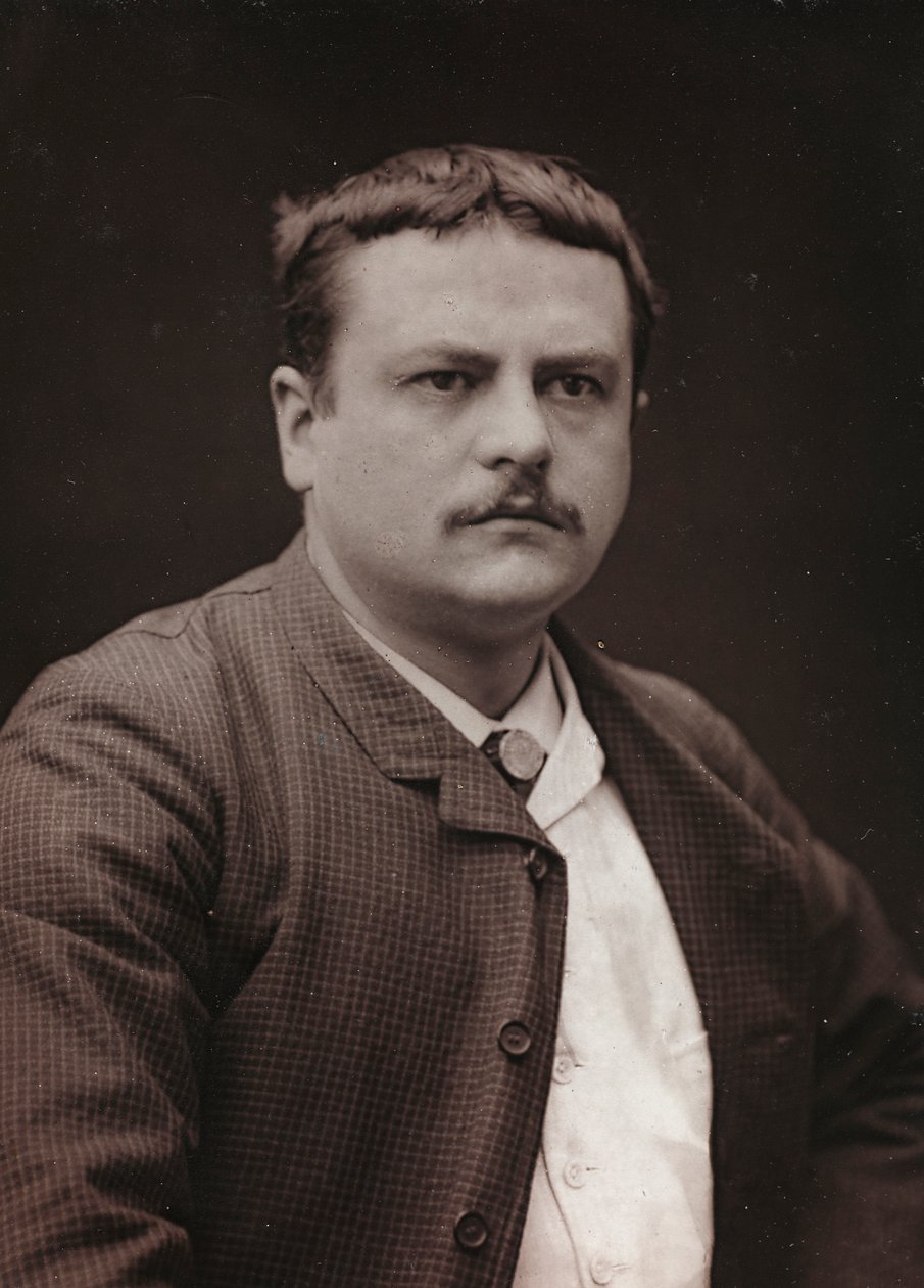 Album Artistique et Biographique, 6ème année, Salon 1885; portrait du peintre français Royer Lionel (1852-1926) - Charles Michelez