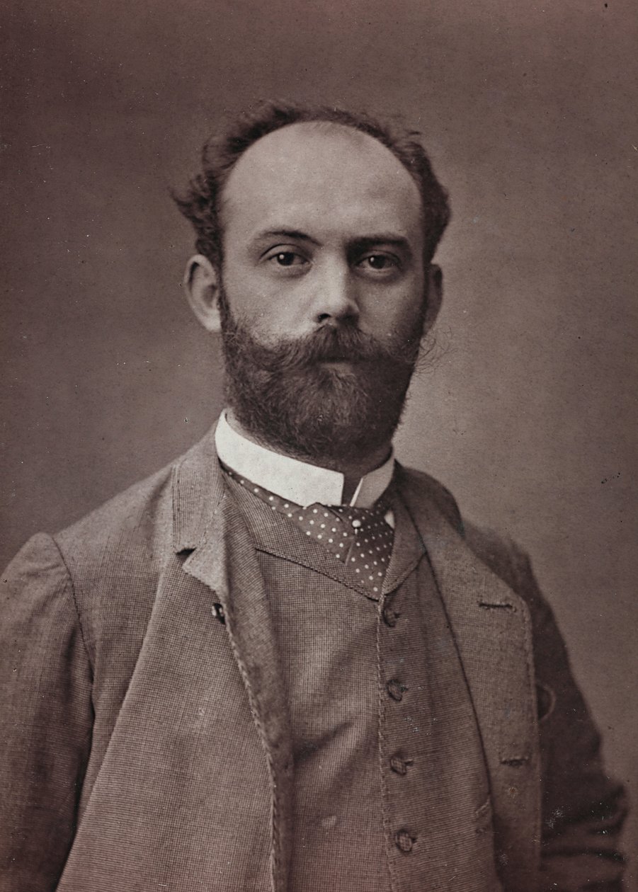 Album Artistique et Biographique, 6ème année, Salon 1885; portrait du peintre français Ernest Bordes (1852-1914) - Charles Michelez