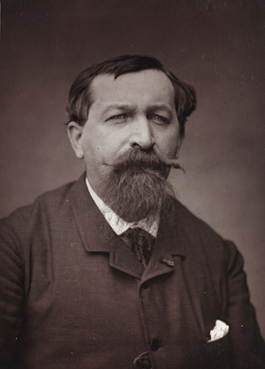 Album Artistique et Biographique, 6ème année, Salon 1885; portrait du peintre Joseph Emile Gridel (1839-1901) - Charles Michelez