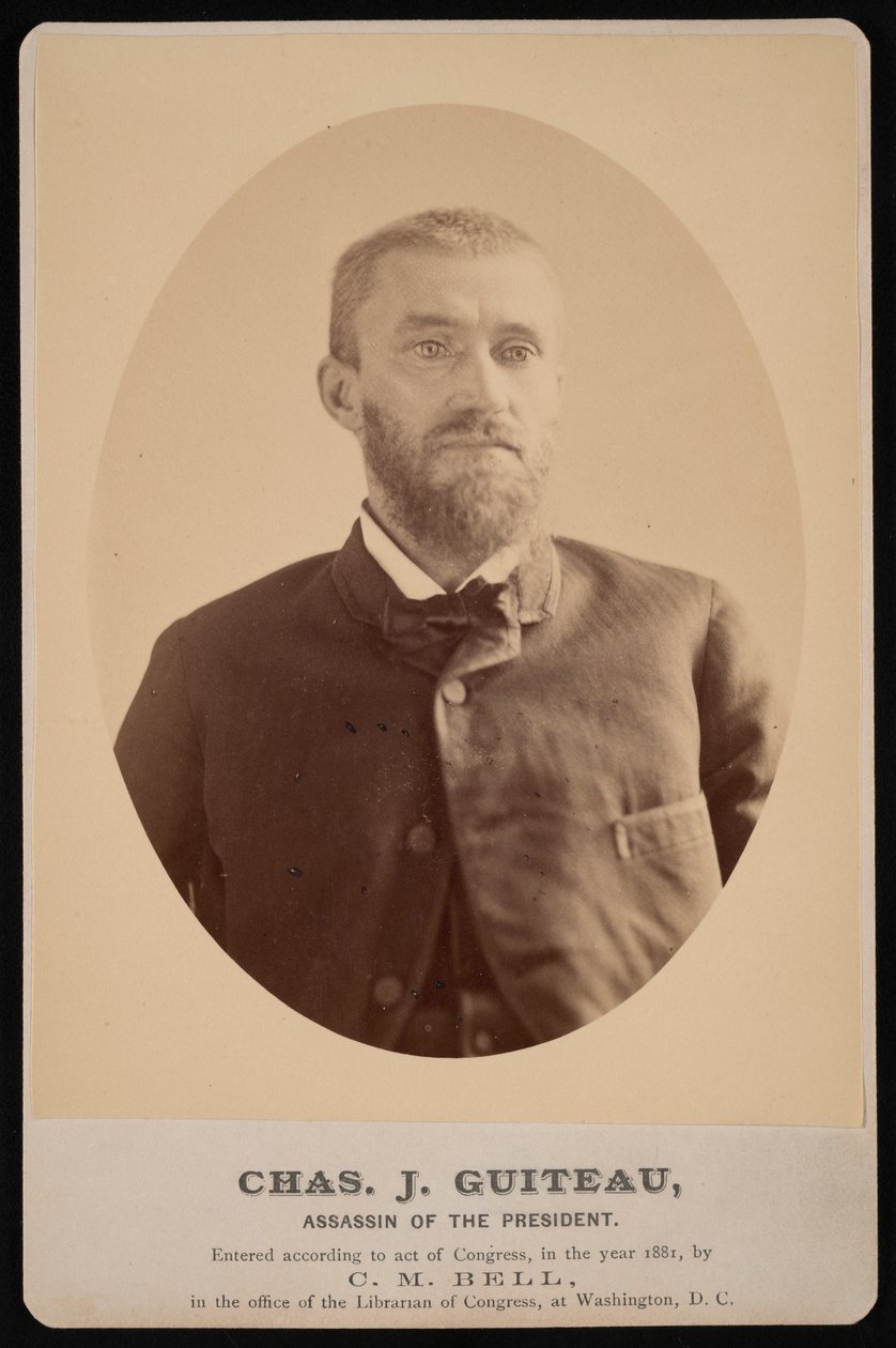 Portrait de Charles Julius Guiteau 1841-1882, 4 juillet 1881 - Charles Milton Bell