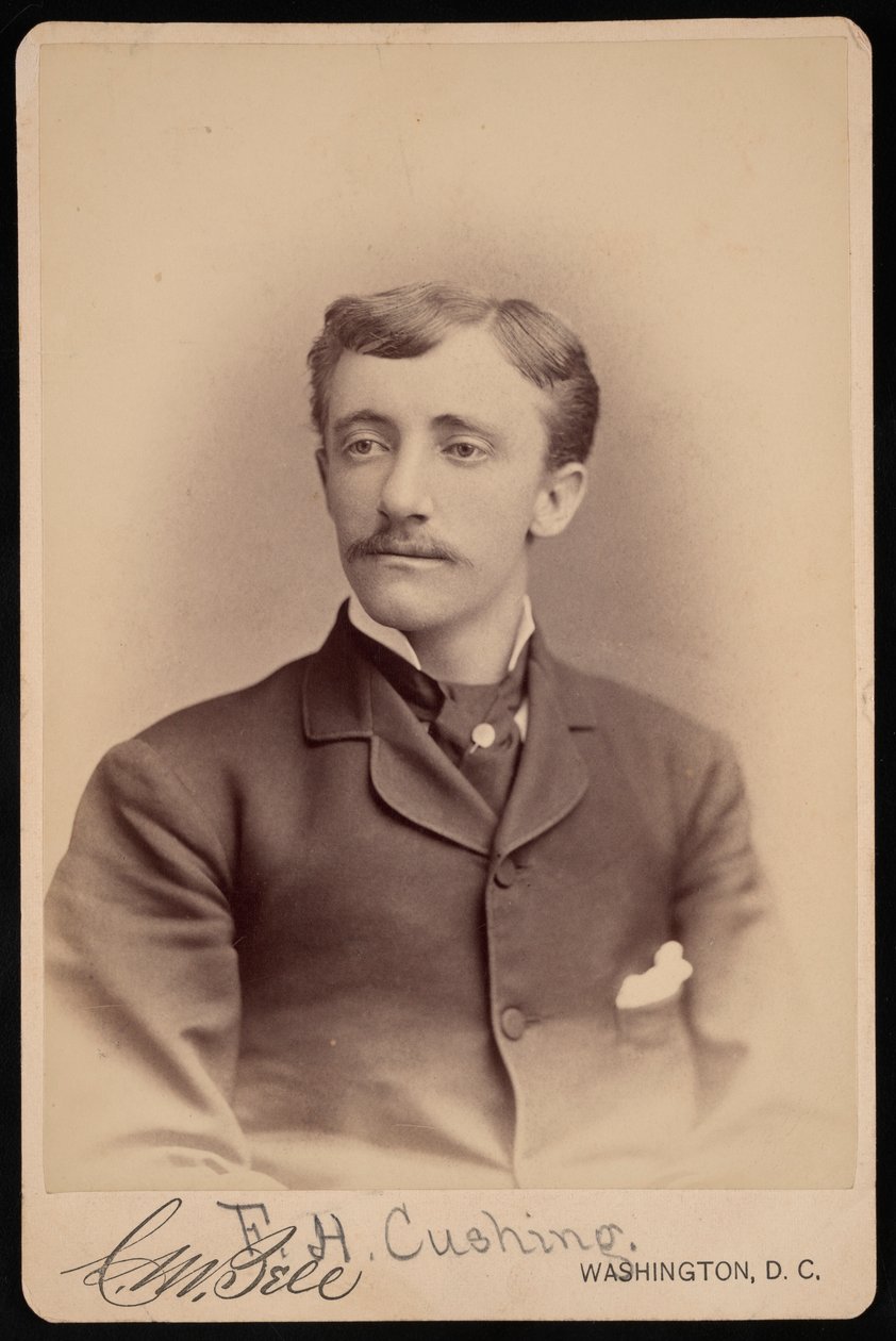 Portrait de Frank Hamilton Cushing 1857-1900, avant 1893 - Charles Milton Bell