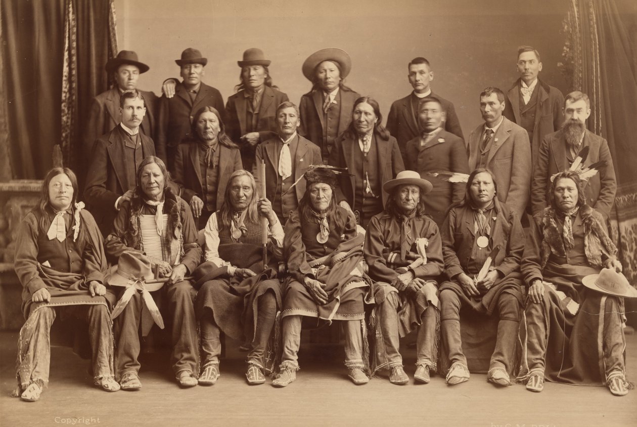 Sioux Delegation,1891 (photo) - Charles Milton Bell