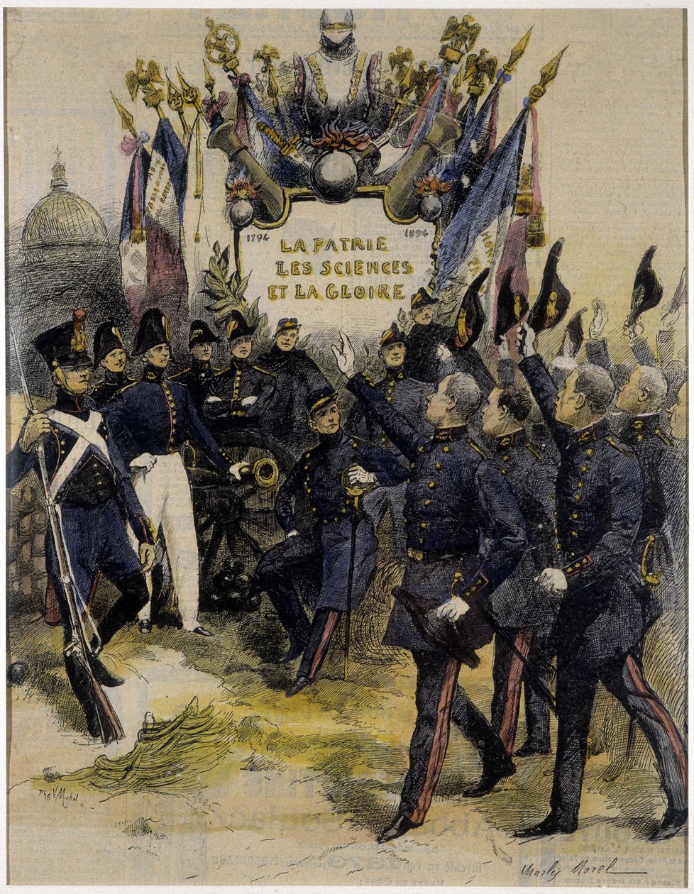 Polytechniciens saluant leurs aînés (1794-1894) par Charles Morel (centenaire de l