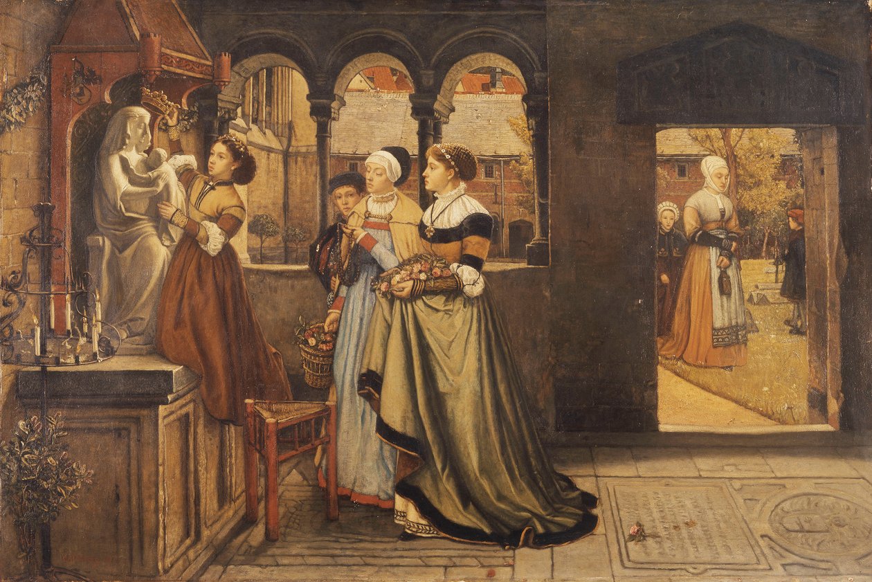 Pour la fête de Notre-Dame - Charles Napier Hemy