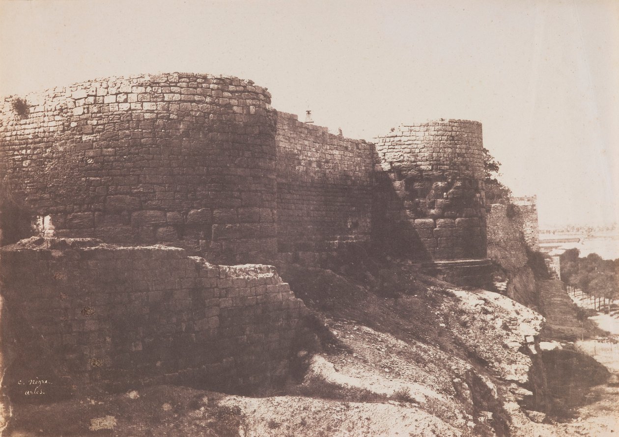 Arles : remparts romains - Charles Nègre