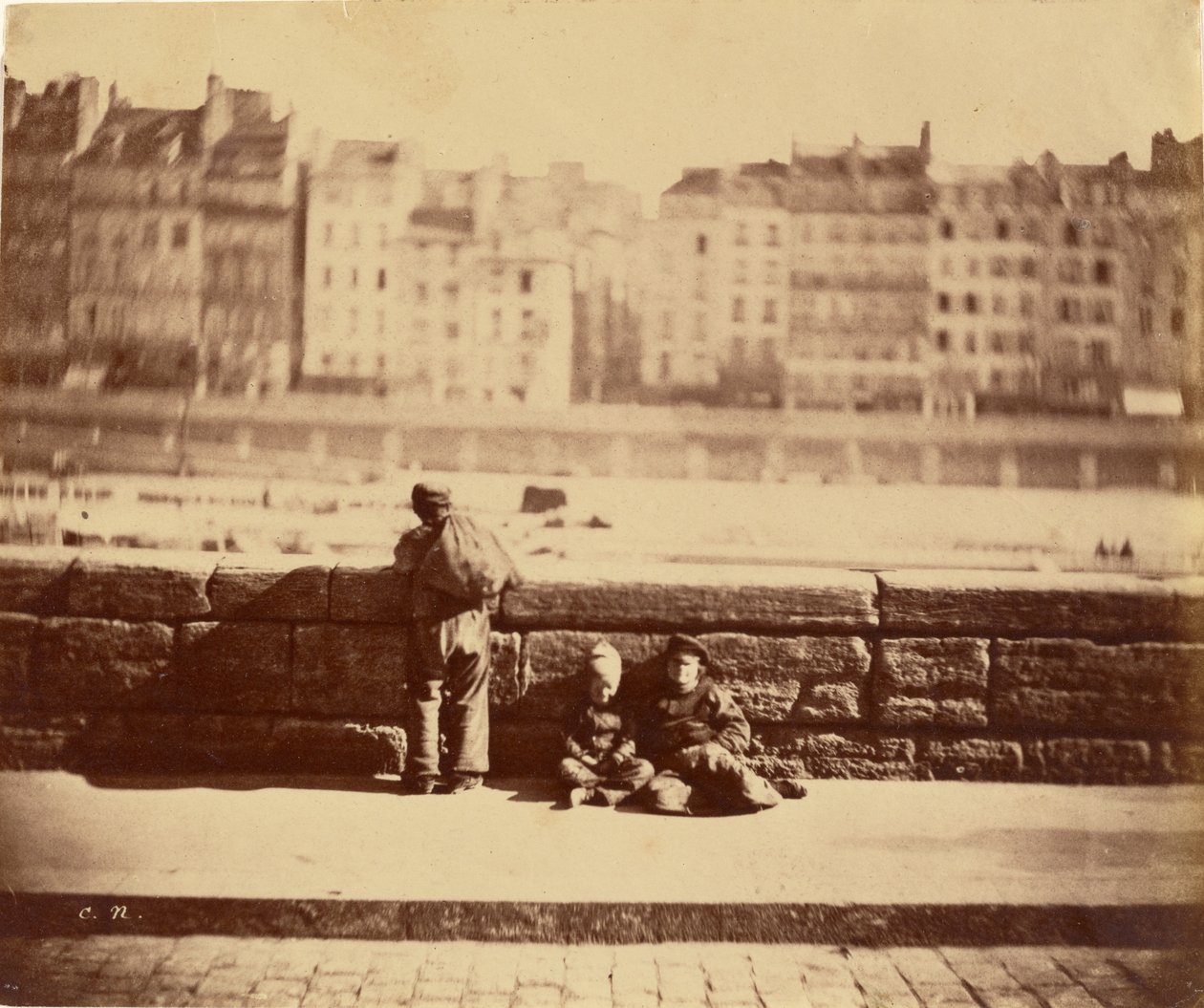 Ramoneurs au repos - Charles Nègre