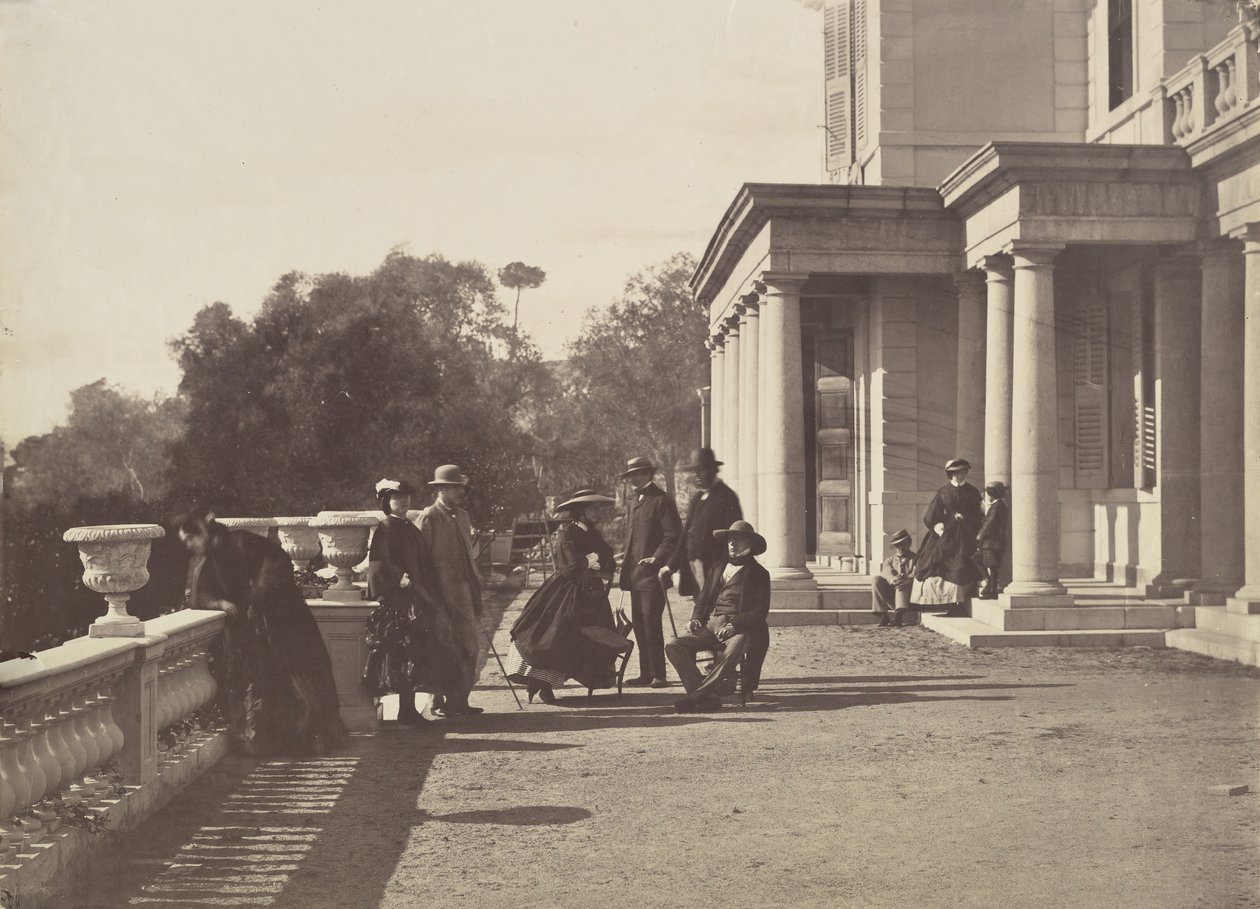 [Lord Brougham et sa famille, Cannes], 1862 - Charles Nègre