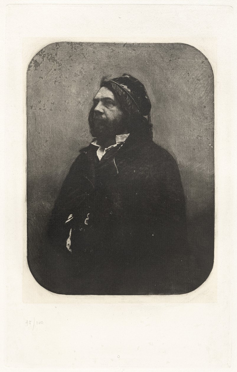 Planche VIII – Portrait de Théophile Gautier, d