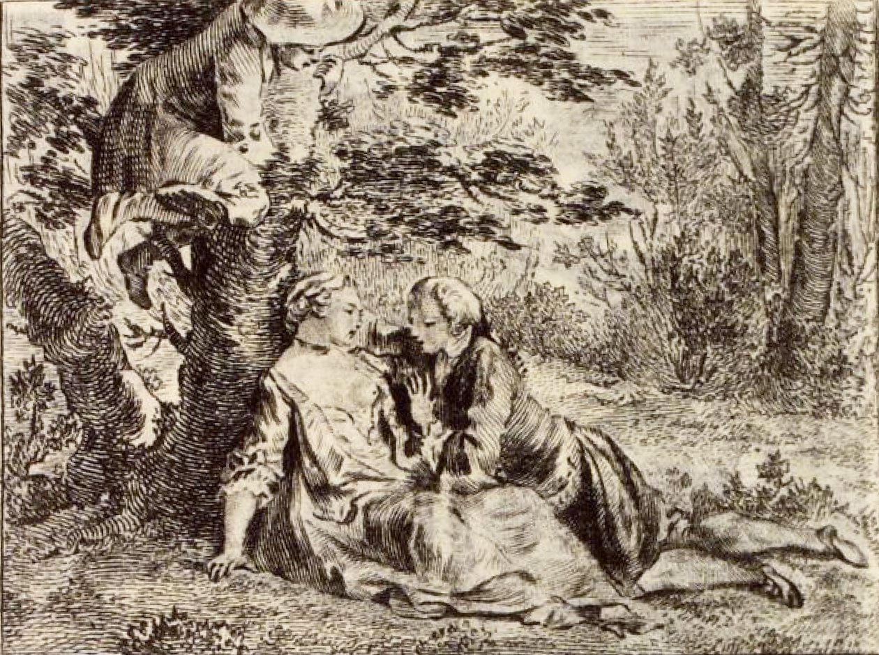Le Villageois qui cherche son veau - Charles Nicolas Cochin