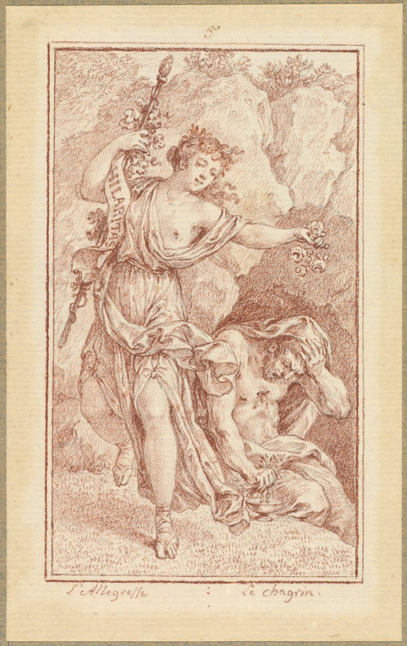 Gaieté et chagrin - Charles Nicolas Cochin II