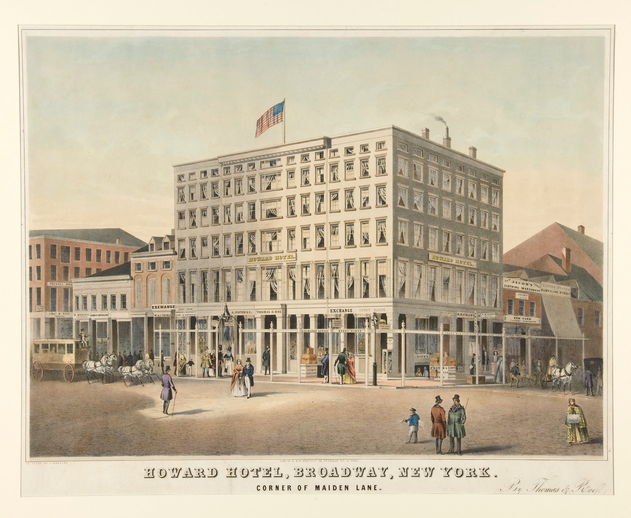 Hôtel Howard, Broadway, New York - Charles Parsons