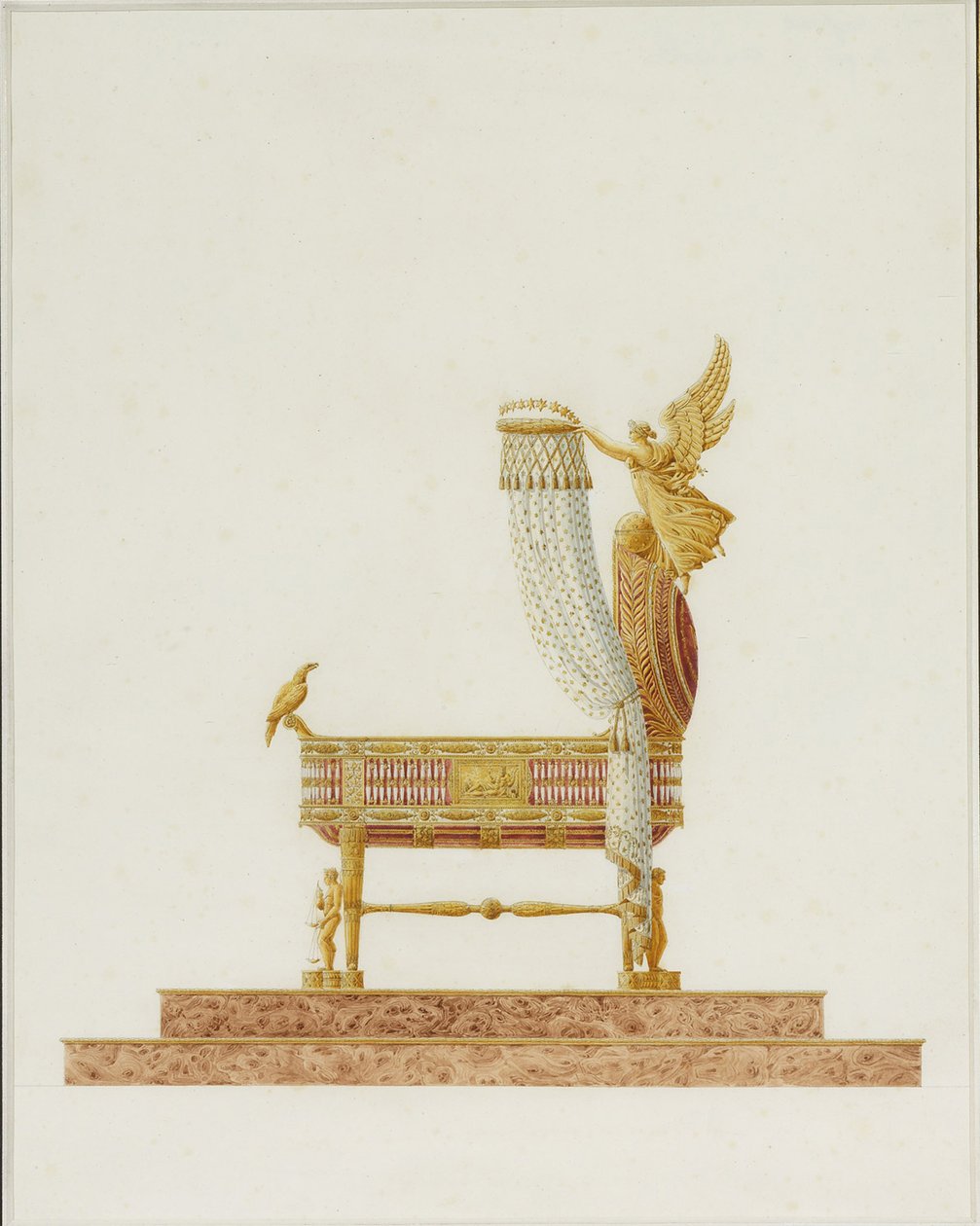 Conception du berceau pour Sa Majeste le Roi de Rome 1811