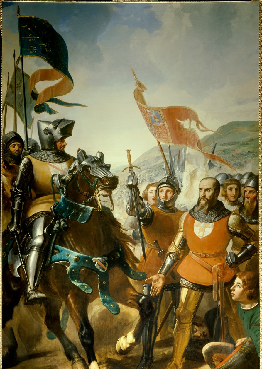 Détail de la Bataille de Cocherel, près d