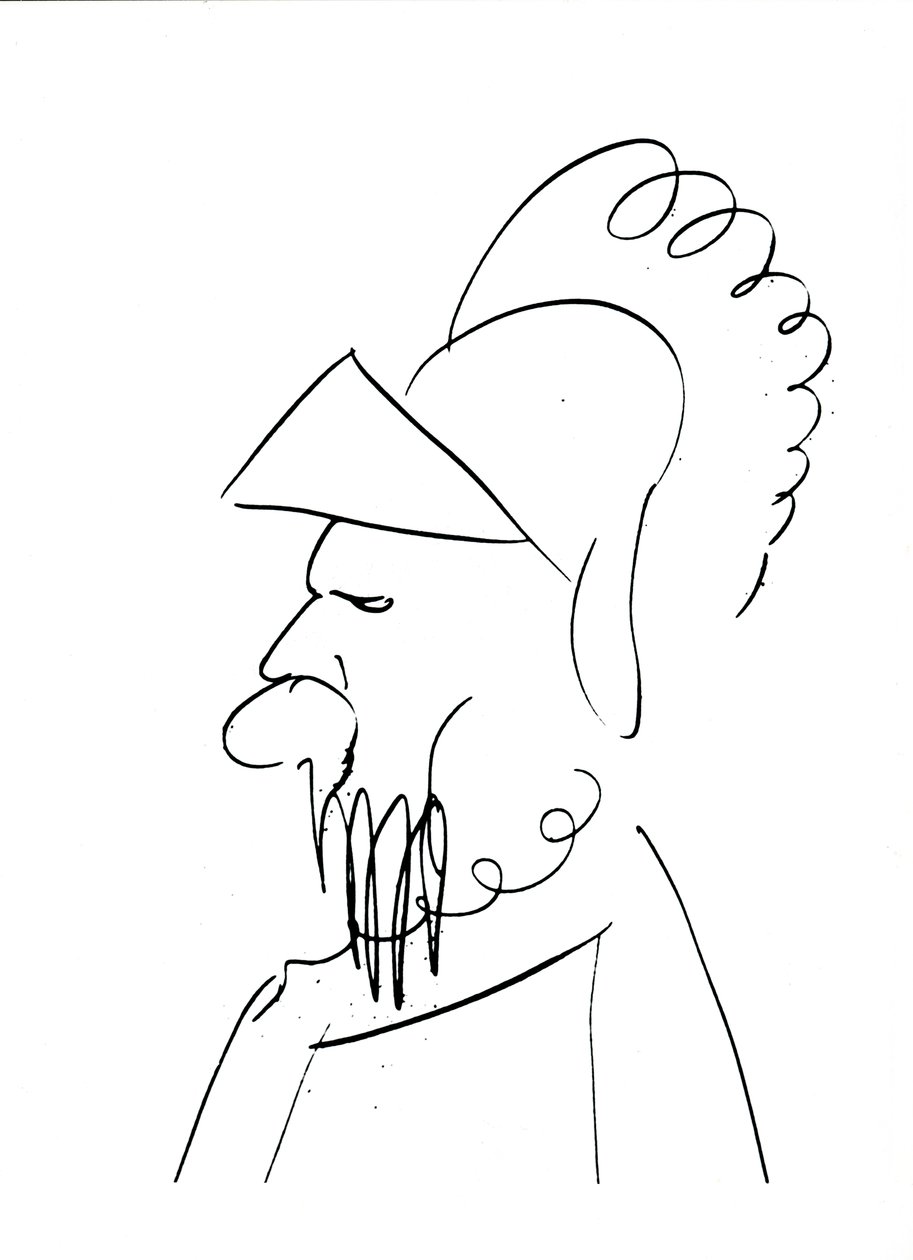 Homme avec un casque - Charles Pierre Baudelaire