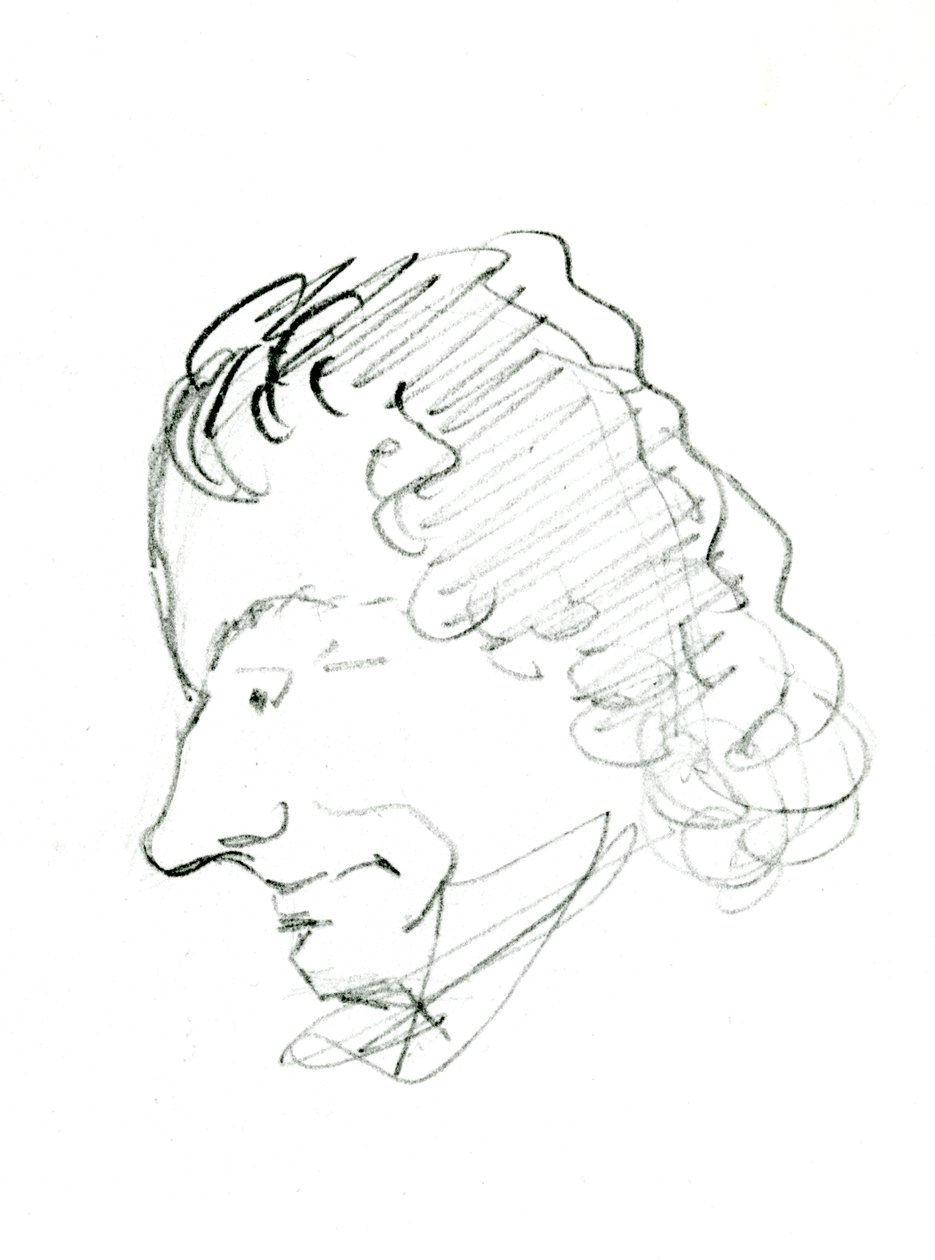 Autoportrait, c. 1843 - Charles Pierre Baudelaire