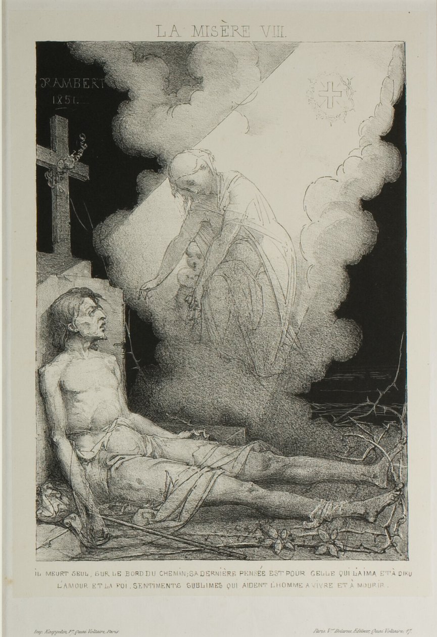 Planche huit de Misery - Charles Rambert
