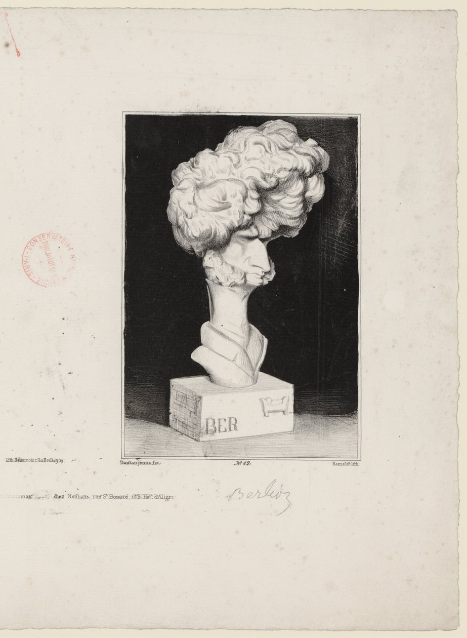 Hector Berlioz par Charles Ramelet (1805-1851) d
