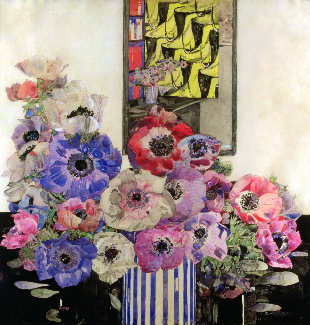 Anémones, c.1915-16 - Charles Rennie Mackintosh