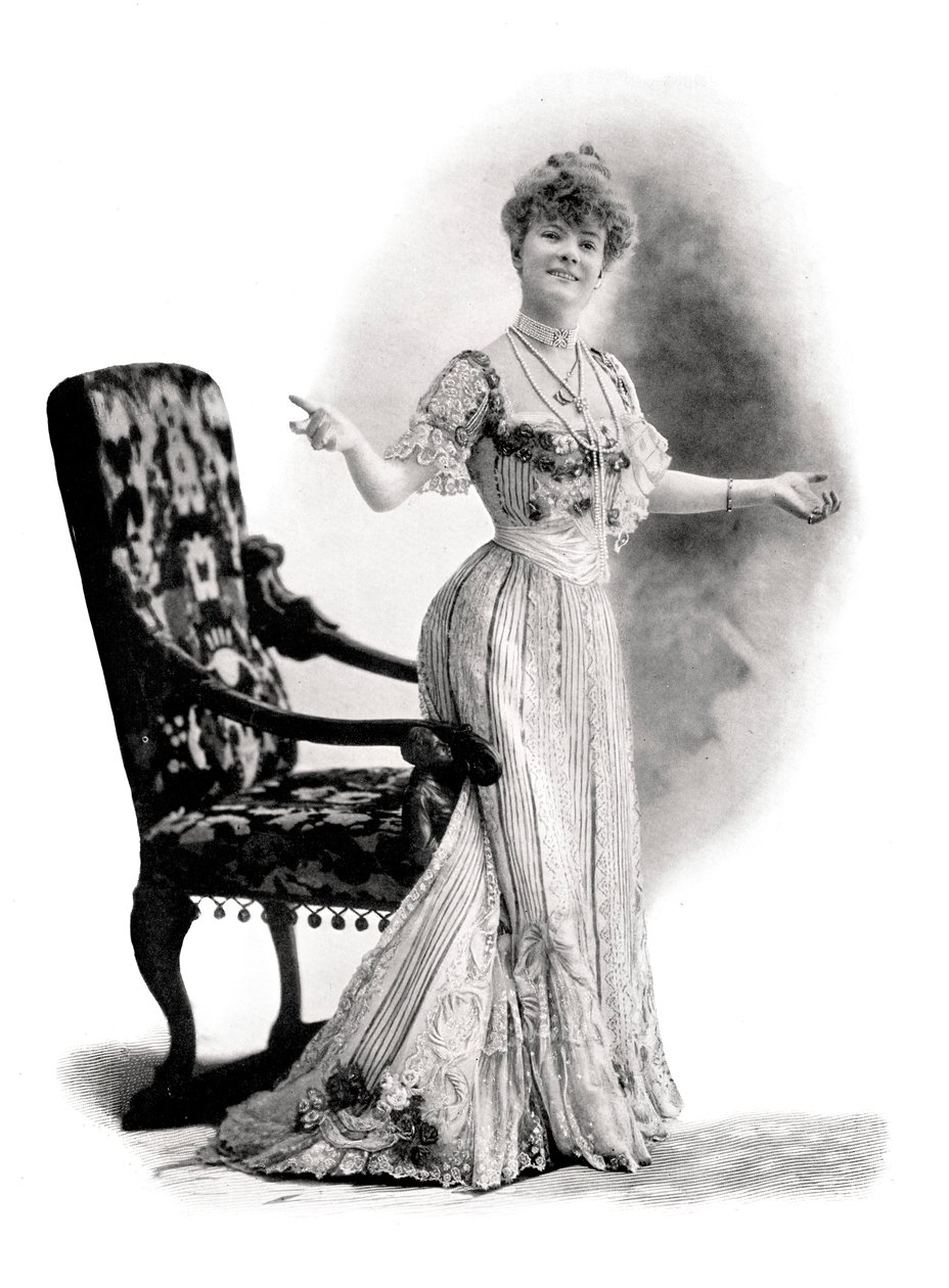 Une actrice parisienne, Mademoiselle Charlotte Wiehe, 1901 - Charles Reutlinger