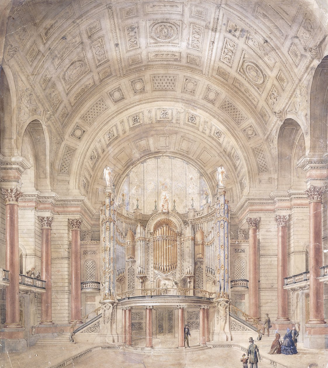 Intérieur du Grand Hall, St George