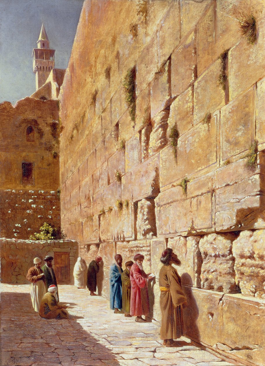 Au Mur des Lamentations, 1873 - Charles Robertson