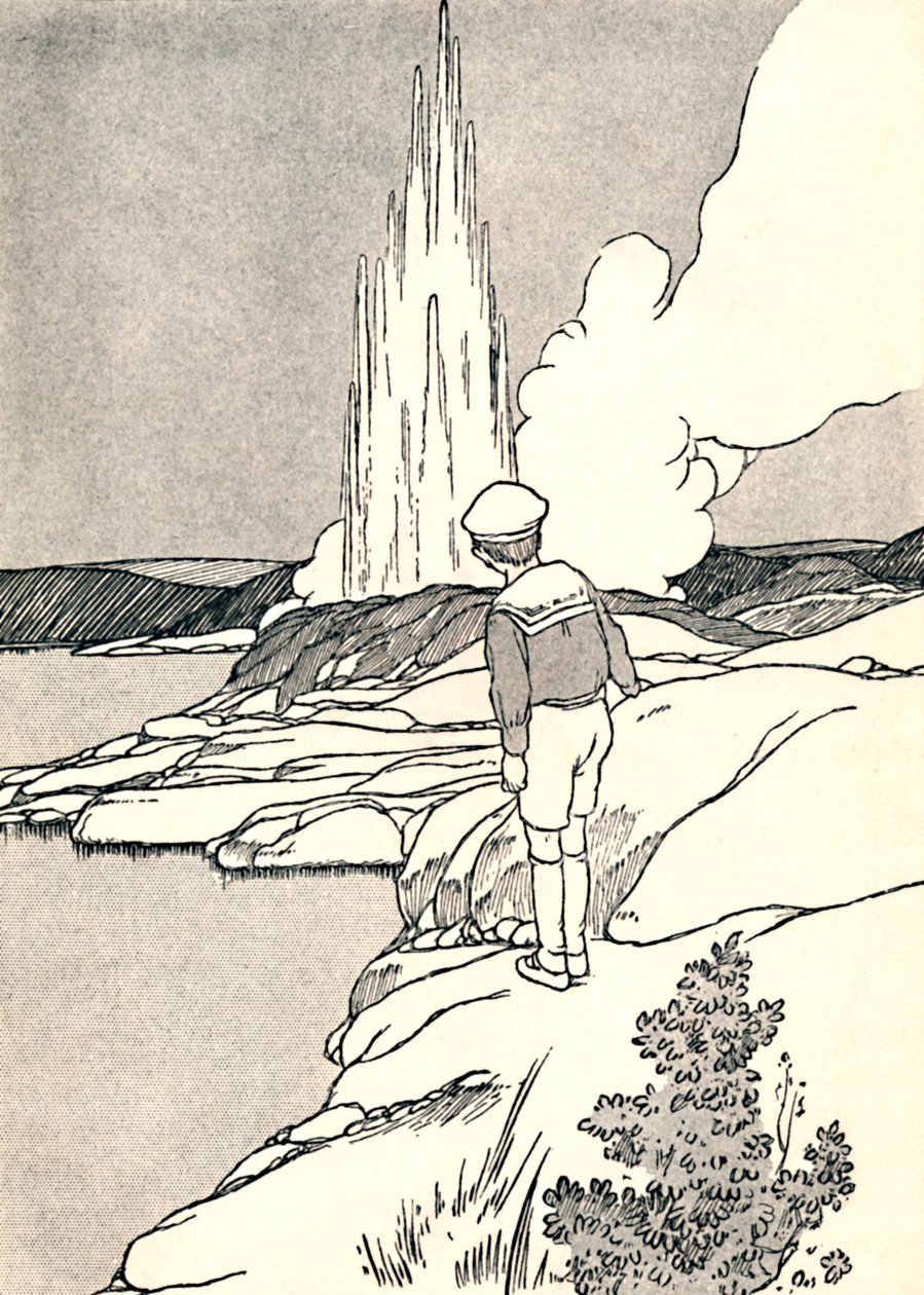 Un geyser, 1912 - Charles Robinson