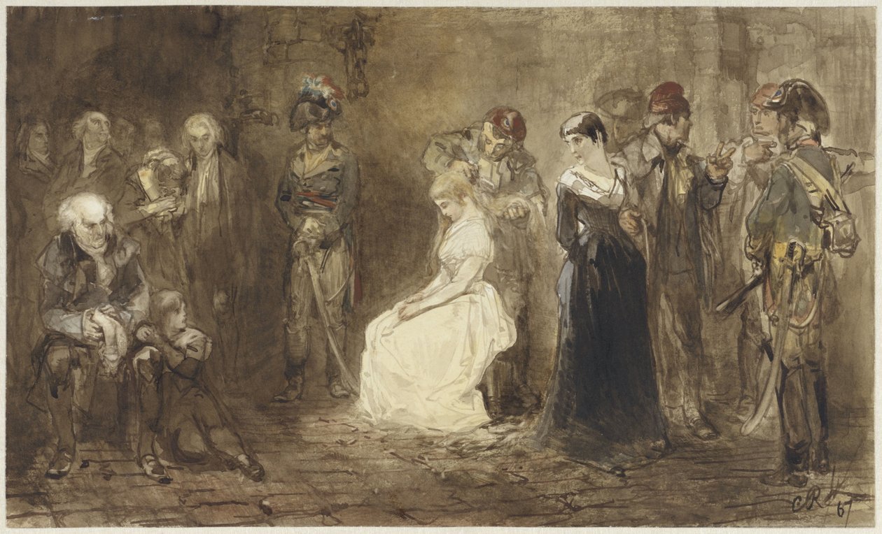 Princesse Élisabeth de France en prison, 10 mai 1794 - Charles Rochussen