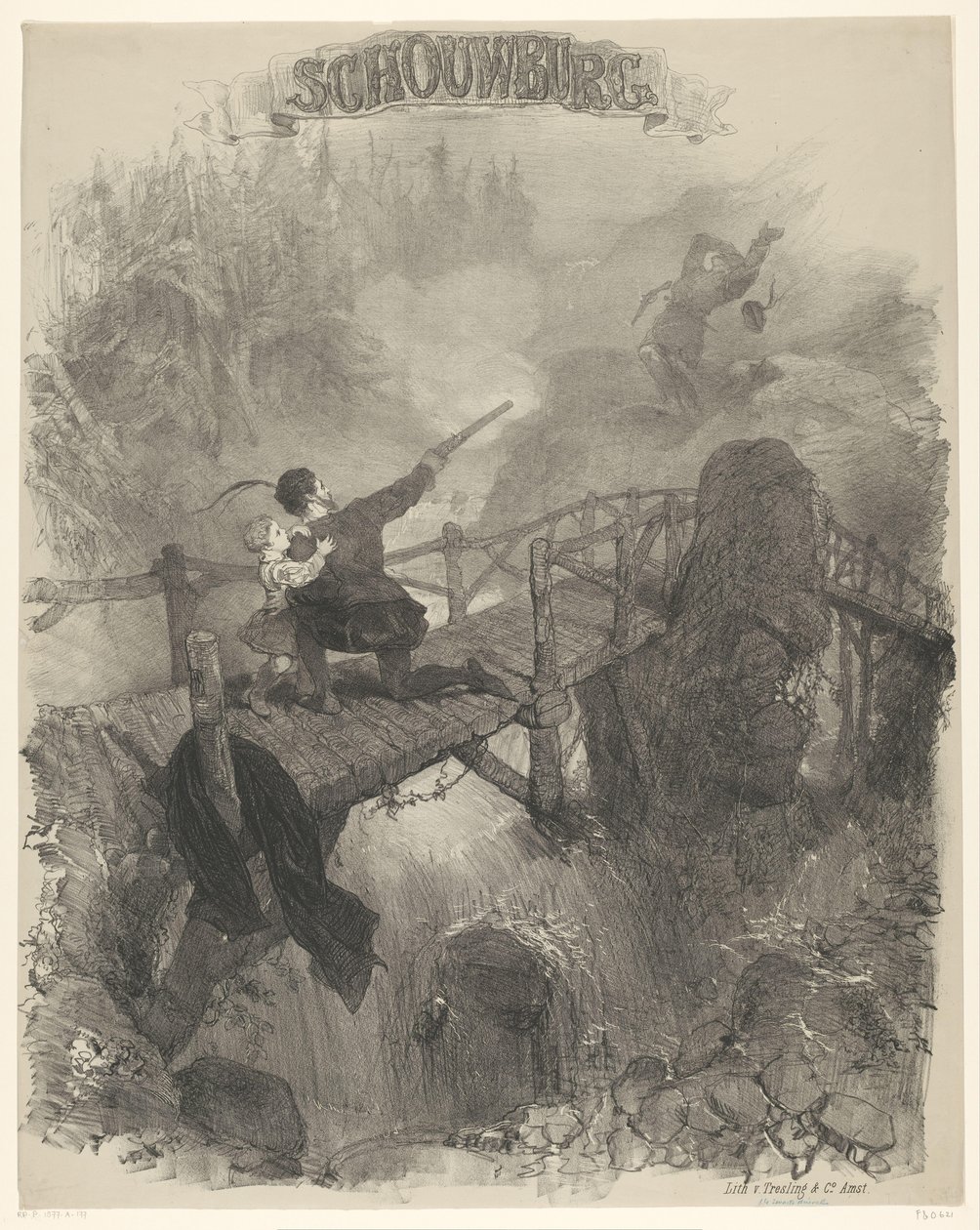 Scène du ballet Le diable noir - Charles Rochussen