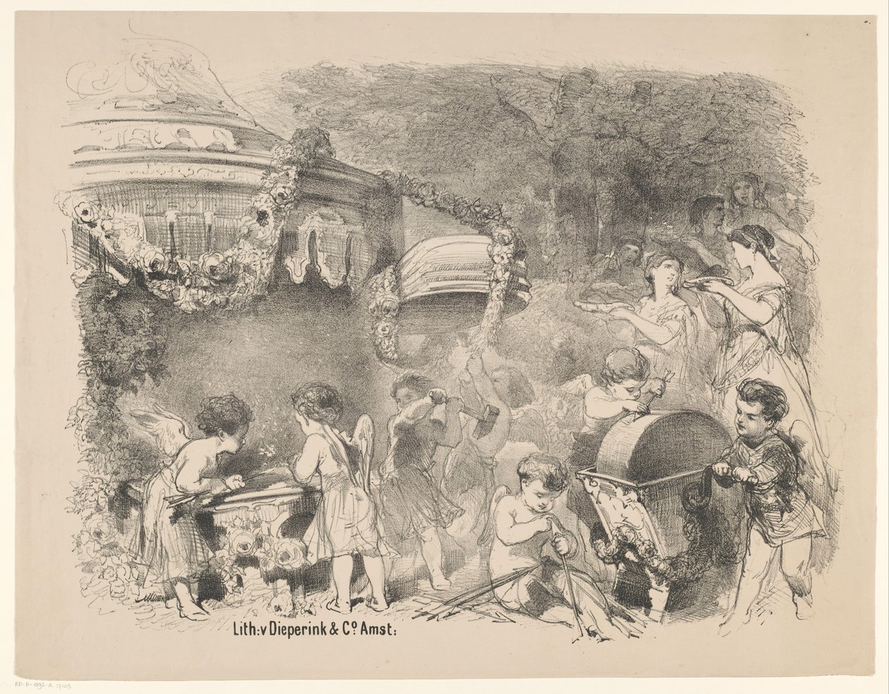 Scène de la pièce Princesse sans cœur - Charles Rochussen