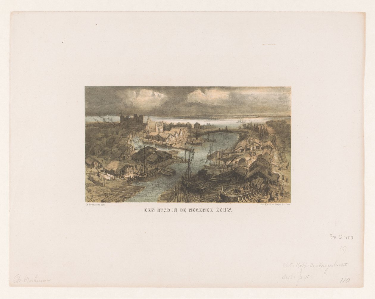 Vue de la ville (neuvième siècle) - Charles Rochussen
