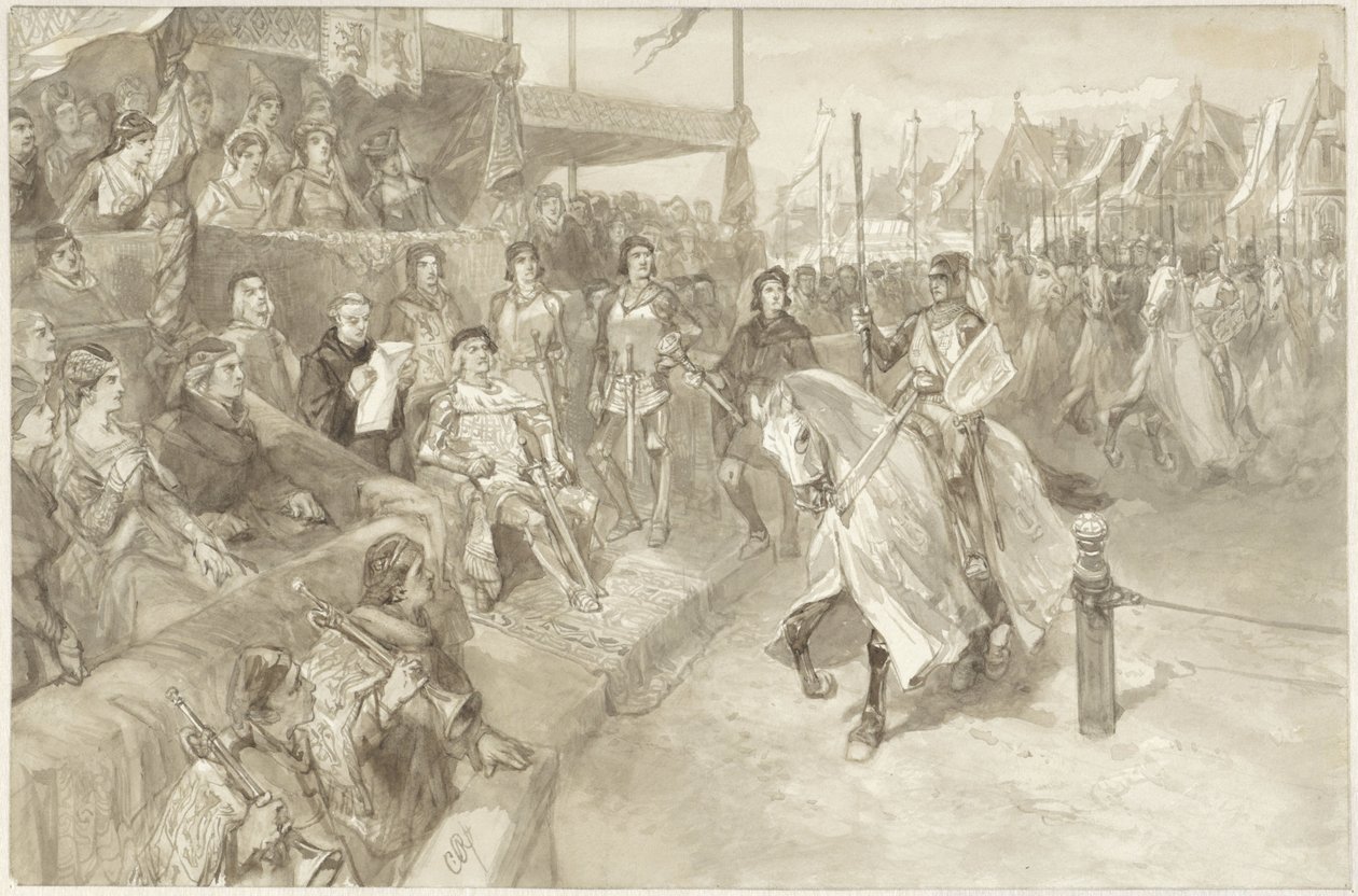 Tournoi à Haarlem, illustration d