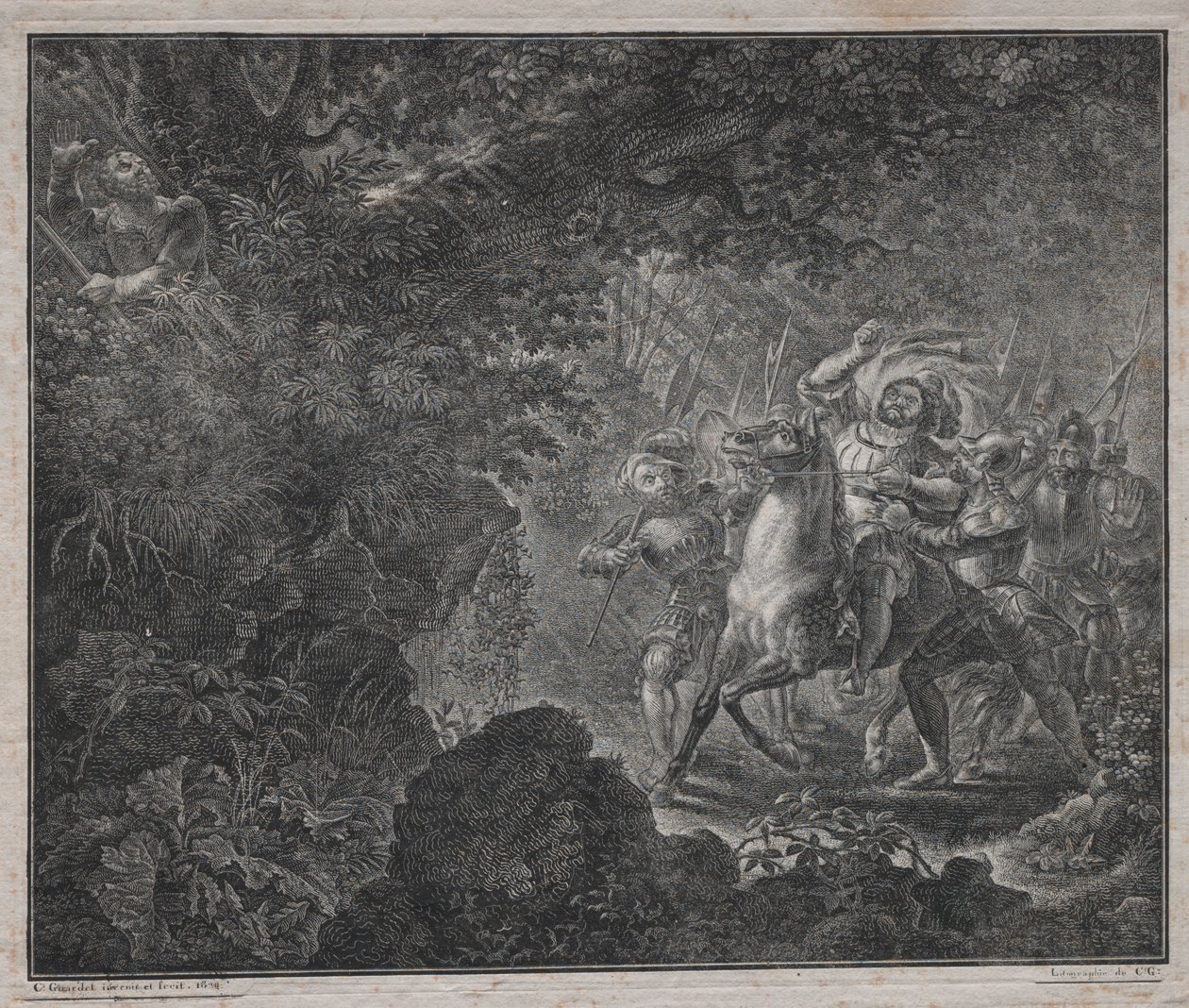 Guillaume Tell à Küssnacht - Charles Samuel Girardet