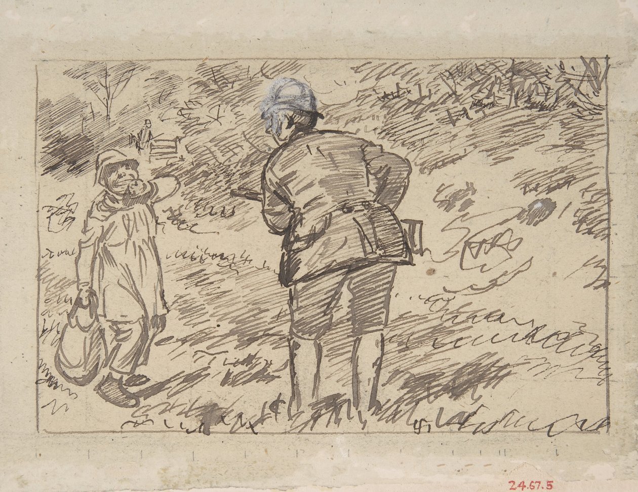 Une réprimande, 1870-1891 - Charles Samuel Keene