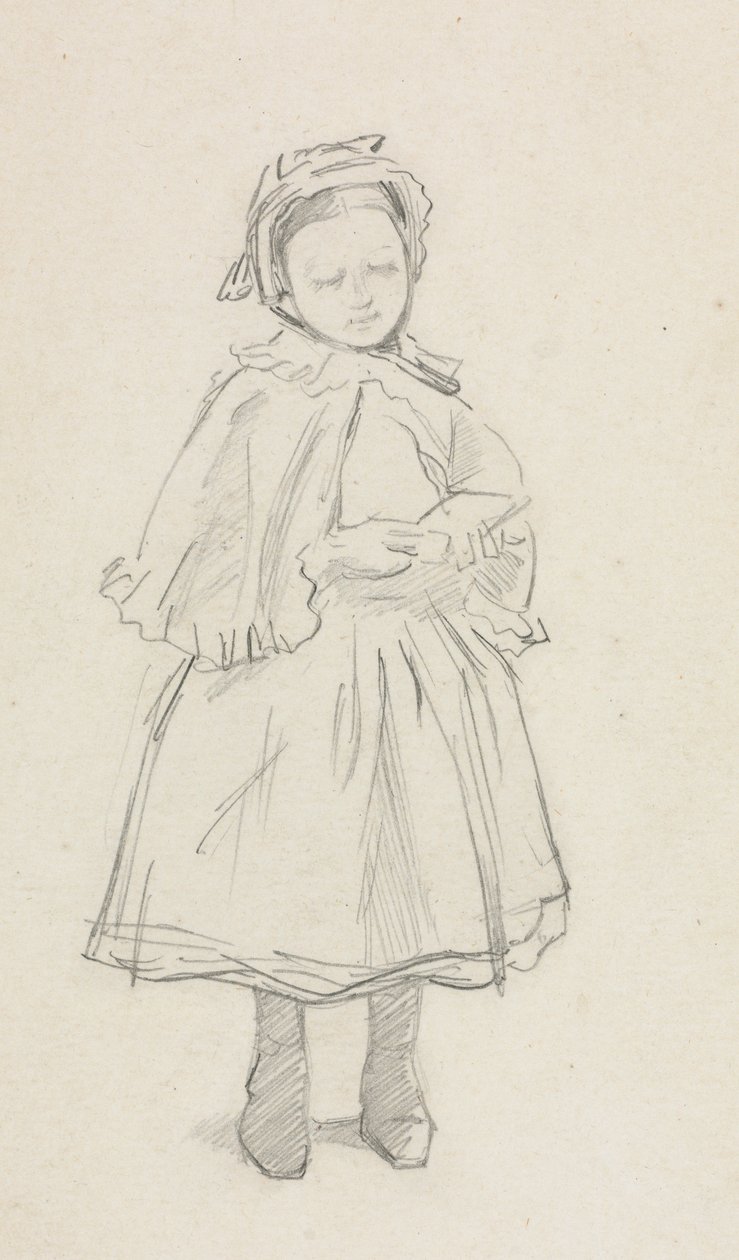 Étude pour une Petite Fille - Charles Samuel Keene