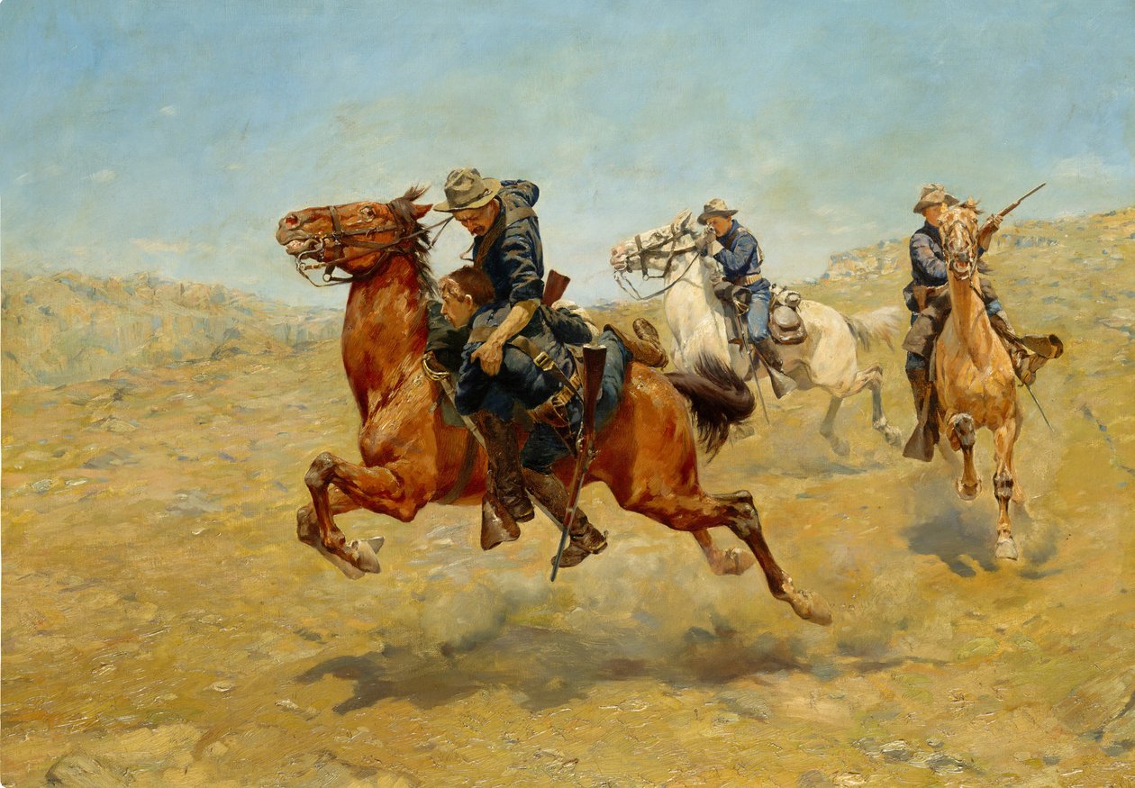 Mon camarade de lit, terminé 1899 - Charles Schreyvogel