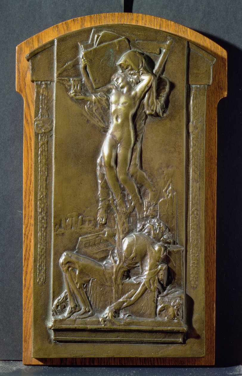 La mort et la jeune fille, vers 1911-12 - Charles Sergeant Jagger