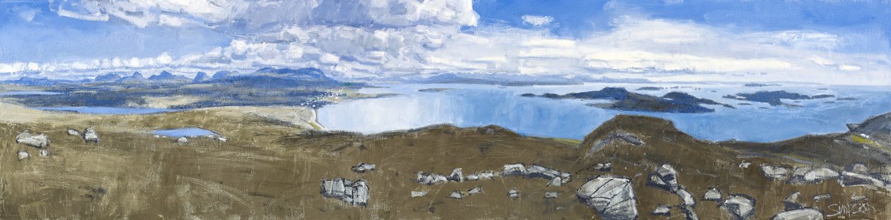 Achiltibuie Panorama, 2011 (huile sur toile) - Charles Simpson